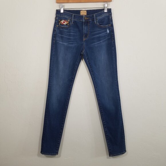 DRIFTWOOD Marilyn Skinny Jeans Stretch Blue Size 27 - Picture 1 of 9